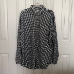 Brooks Brothers Blue & White Button Down Shirt